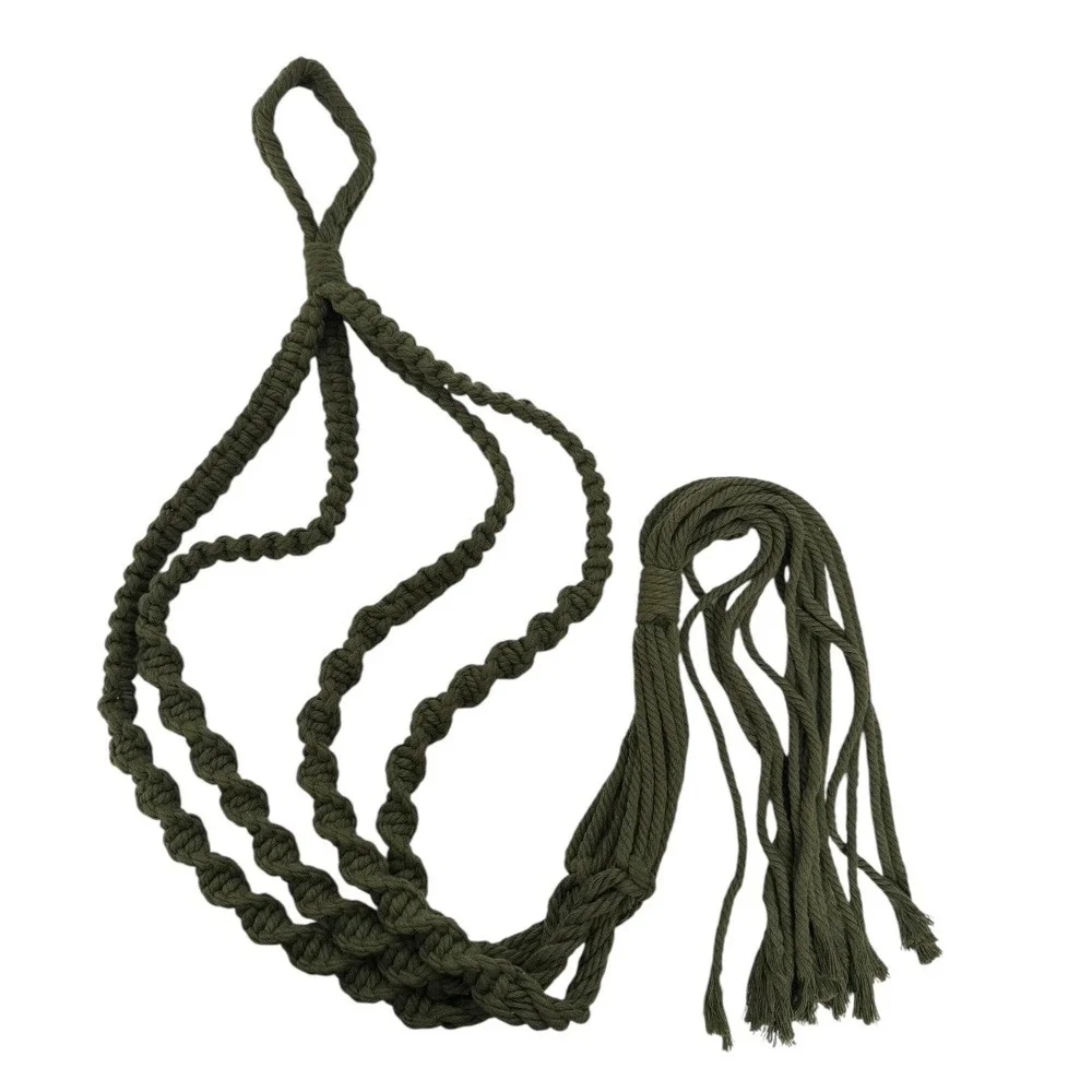Macrame Plant‎ Hanger Indoor Outdoor Hanging Planter Basket Boho Decor 460